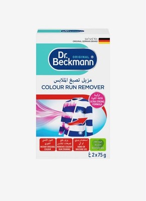 Dr. Beckmann Colour Run Remover 2 x 75g Restores Original Colours Laundry Stain 