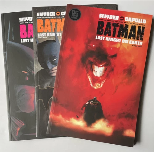 Batman Last Knight On Earth #1 #2 #3  Complete Set Variants! Jock DC Black Label