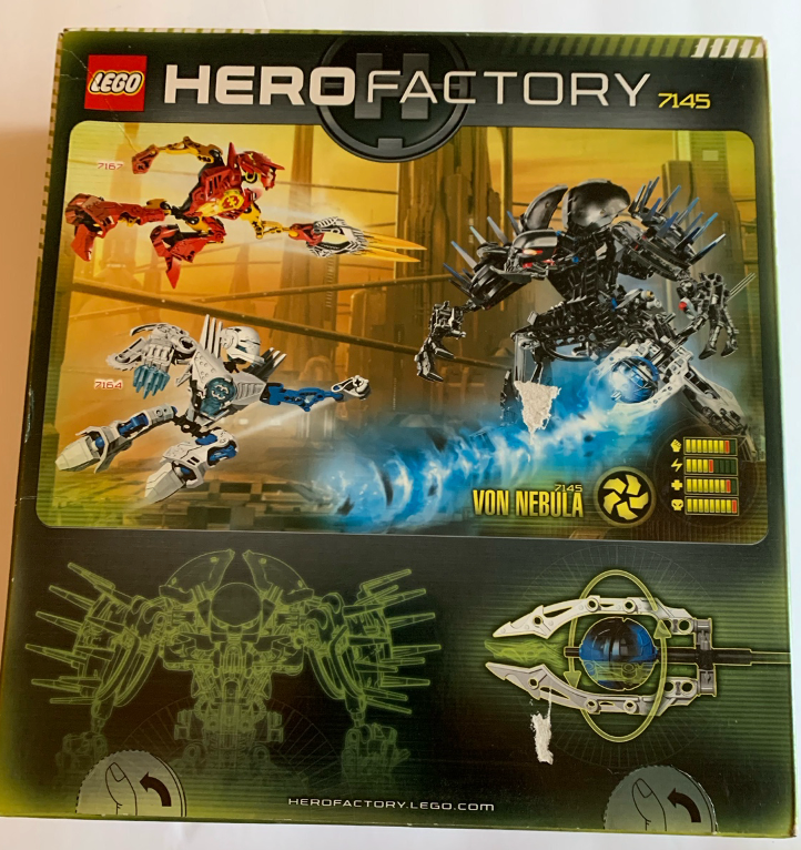 LEGO HERO Factory: Von Nebula (7145) for sale online | eBay