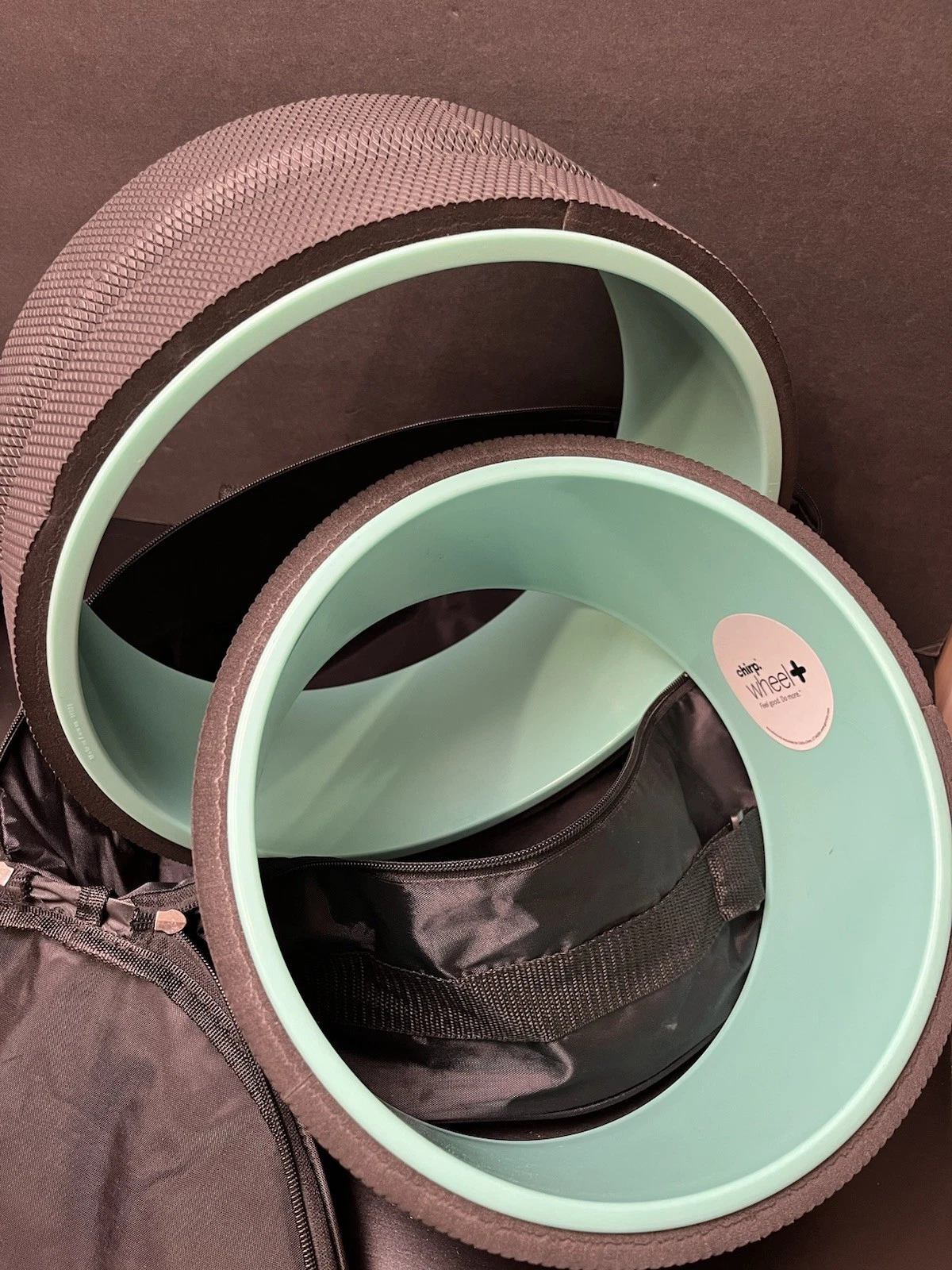 Chirp Wheel + 2 Pack w/ Carry Bag 13” and 11” Back Pain Rolling Wheels