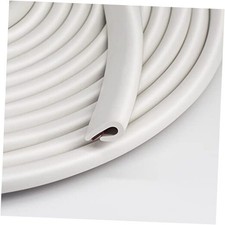 Edge Trim-Rubber U Channel Length with self-Adhesive Design for 19.7FEET White