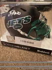 Breece Hall Autograph Mini Helmet With Green Visor COA Certified INCLUDED!