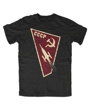 CCCP cosmonaut T-shirt USSR, Russia, retro, cult, East, fun, GDR, Roscosmos