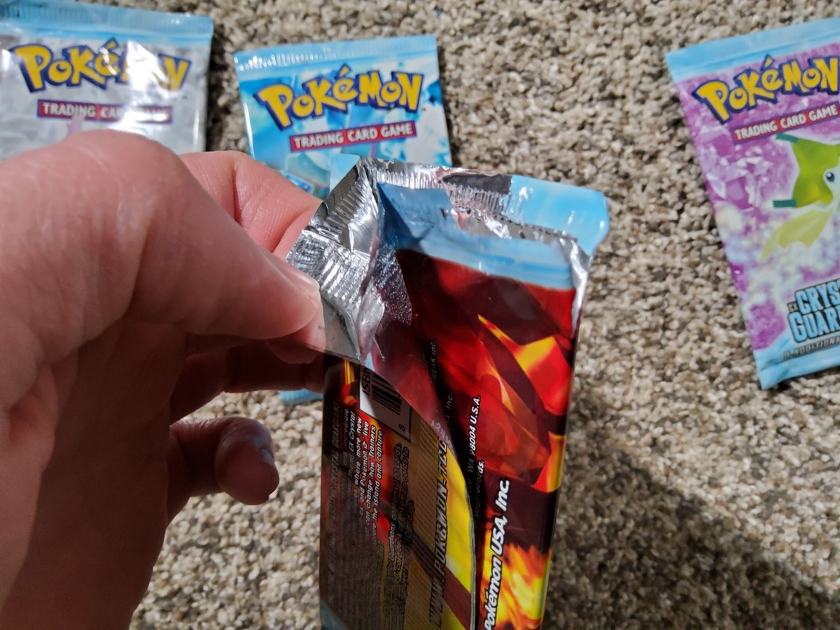 Pokemon TCG EX Crystal Guardians Booster Pack Art Set EMPTY | eBay