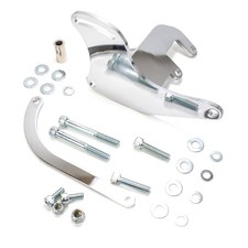 Sb Chevy Top Mount Alternator Bracket Driver Side Sbc Swp 283 350 400 Chrome Sb Chevy Top Mount Alternator Bracket Driver Side Sbc Swp 283 350 400 Chrome