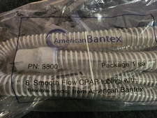 CPAP Tubing American Bantex PN: 3800 6" Smooth Flexible Ends NIP NEW