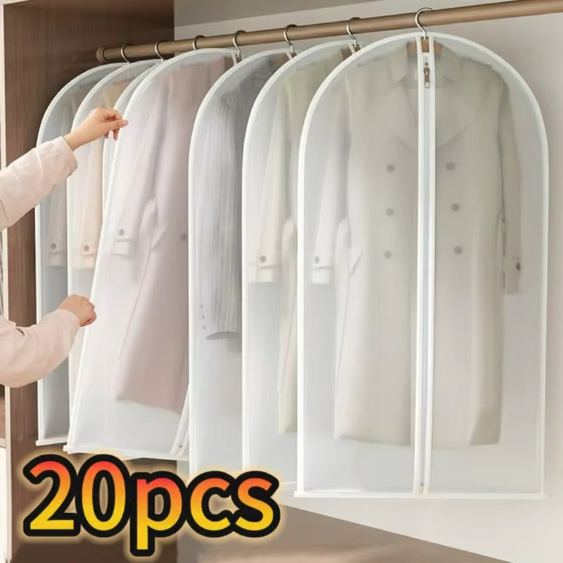 Lavable Ropa Colgante Cubierta Antipolvo Traje Vestido Prendas Almacenamiento Bolsa Armario