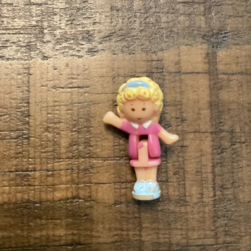 1992 Polly Pocket Vintage Doll Stampin' School - Figure Only - Bluebird #2