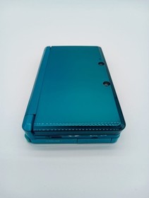 Nintendo 3DS Aqua Blue Handheld System with Box Charger &ndash; Excellent Condition