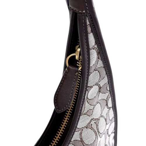 COACH Ergo Shoulder Bag 33 Signature Jacquard Glovetanned Leather Handbag - Picture 12 of 24