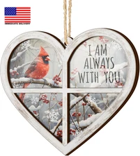 All over Printed Cardinal Bird Christmas Ornaments Memorial Christmas Ornament 3