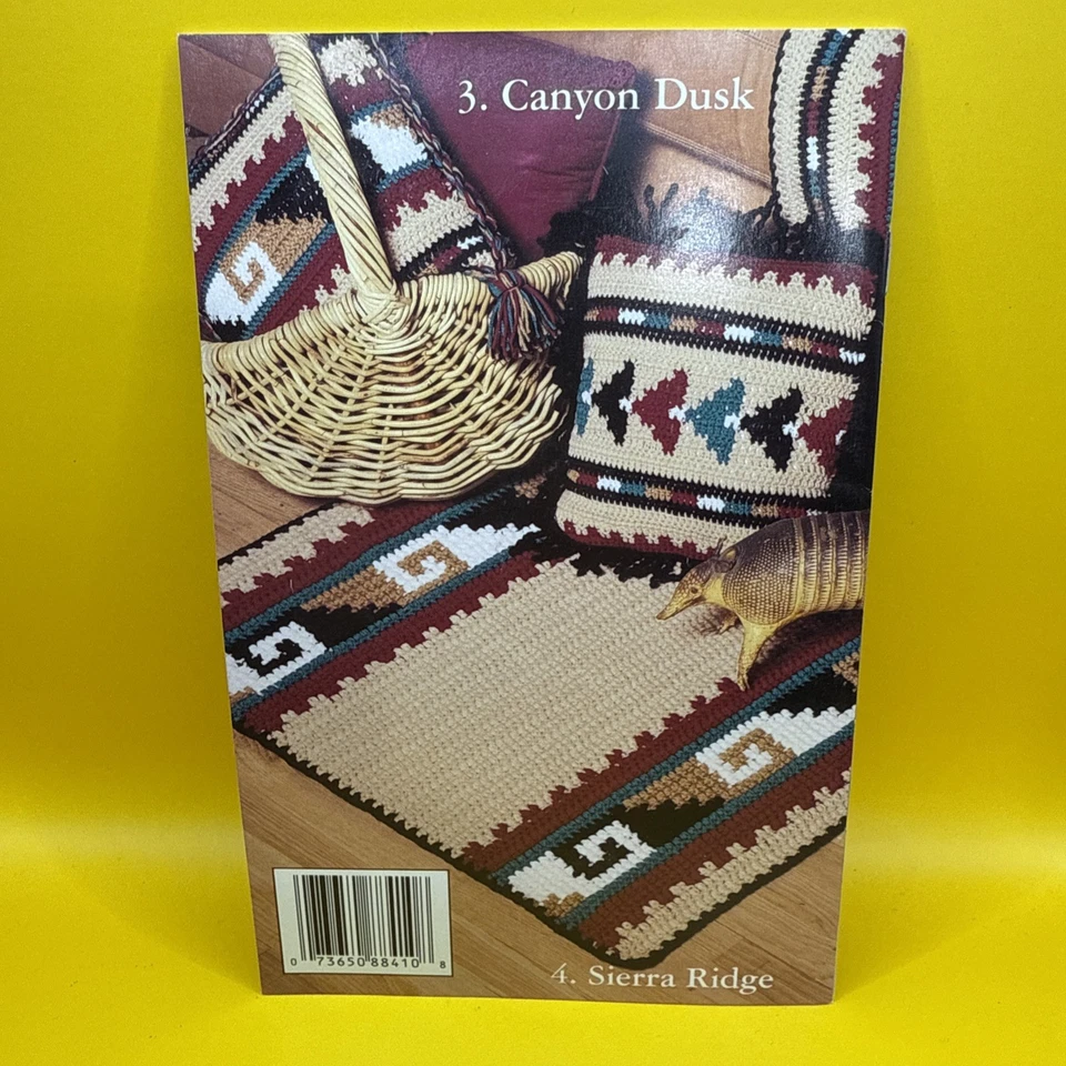 High Sierra Treasures CROCHET PATTERNS by Red Heart Book 392 CC-A 1995 - Image 2 of 4