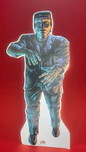RaRe Official Universal STUDIOS #305 Frankenstein Horror Monster 29"x74" Standee