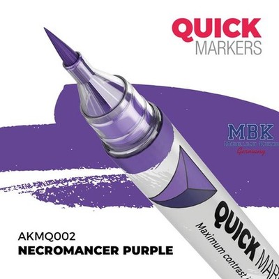 AK Interactive S.L. AK-MQ002 NECROMANCER PURPLE - QUICK MARKERS