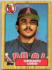 ⚾ 1987 Topps #92b Urbano Lugo California Angels