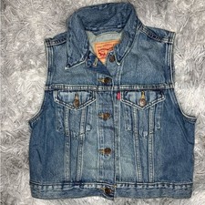 Levi s Women s Denim Vest - Blue Wash Size Small NWOT