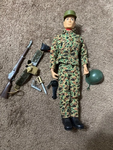 Vintage 1964 GI Joe 12" doll with Army outfit Hasbro Patent Pending