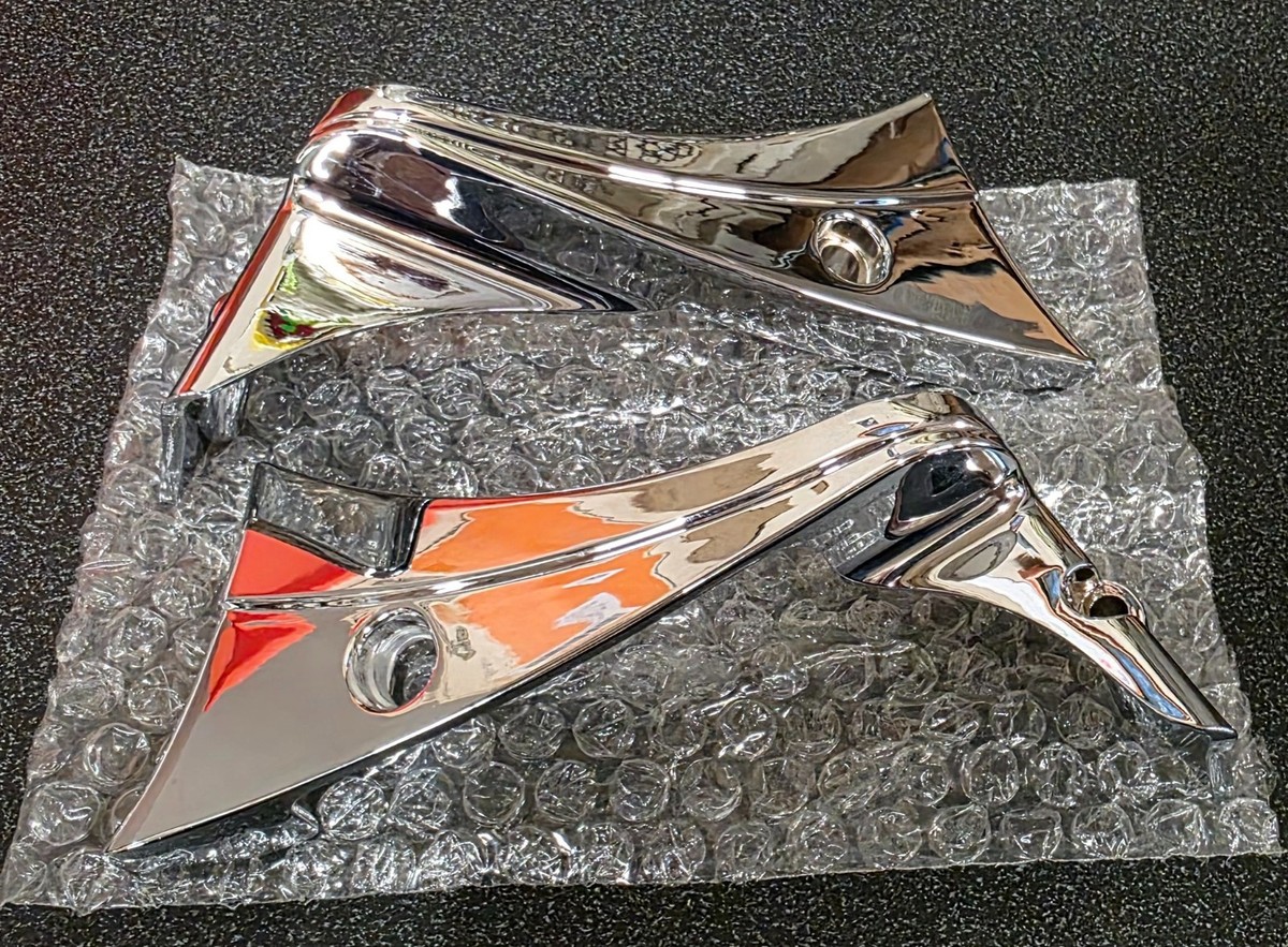 OEM Harley Davidson Chrome Frame Neck Cover Kit NOS Touring Ultra