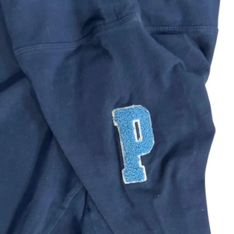 Leggings Victoria's Secret Rosa Patchwork Azul Marino Talla XL Athleisure Universitario Foto 3 de 4