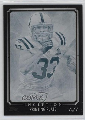 2013 Topps Inception Framed Printing Plate Cyan 1/1 Vick Ballard #3 1t3