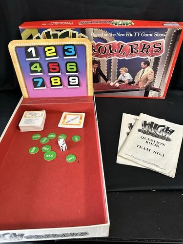 Vintage 1988 High Rollers TV Game Show Board Game Parker Brothers Very Good