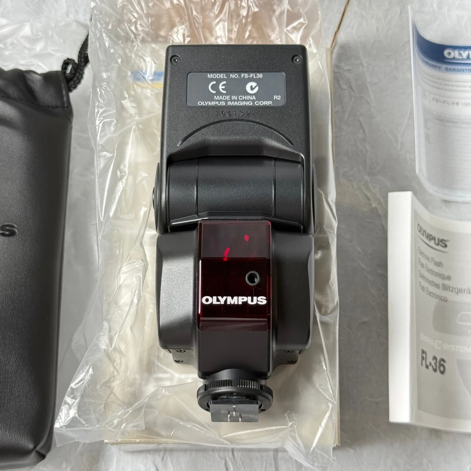 Olympus FL-36 Electronic Flash Speedlight NEW Old Stock NOS Four Thirds TTL - Image 4 of 4