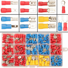 280PCS Crimp Connectors, 2.8Mm 4.8Mm 6.3Mm Male and Female Spade Connector Kit,