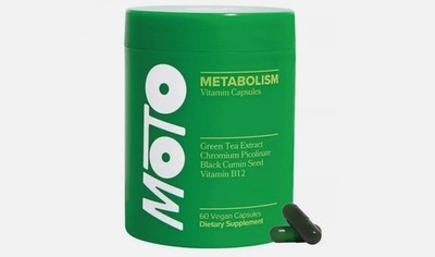 O Positiv Moto Women's Metabolism Support Energy&Curb Craving Vegan 60 Cap NEW