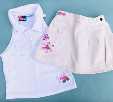 Vintage Y2K Nick Jr Dora The Explorer 2 Piece Outfit Set Girls Size 6X Skort