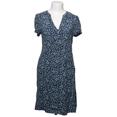 ESPRIT, Kleid, Größe: S, Blau/Weiß, Viskose, Blumen, Damen #HyP