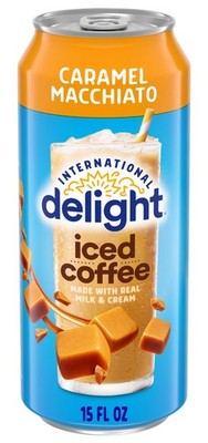 International Delight Iced Caramel Macchiato Coffee 15 oz ( Pack of 24 )~08/2026