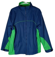 New Muckleshoot Casino Men's Small Windbreaker Raincoat Jacket Power Promotions 