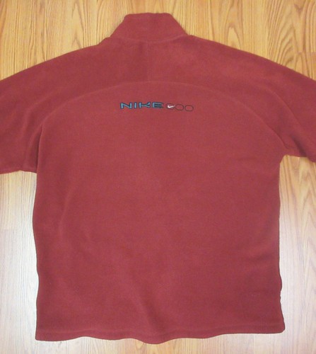 CHAQUETA DE COLECCIÓN NIKE 2001 para hombre DE LANA 1/2 CREMALLERA BORGOÑA Talla X-GRANDE, XL - Imagen 5 de 6