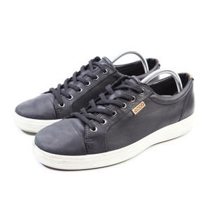 ecco navy blue shoes