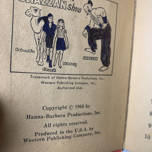J3B Whitman Big Little Book: 1968 Hanna-Barbera's Shazzan The Glass Princess - Imagen 3 de 5