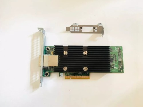 T93GD 2PHG9 Dell LSI 9300-8e 12Gbps PCIe-x8 External Controller IT Mode HBA JBOD - Picture 2 of 3