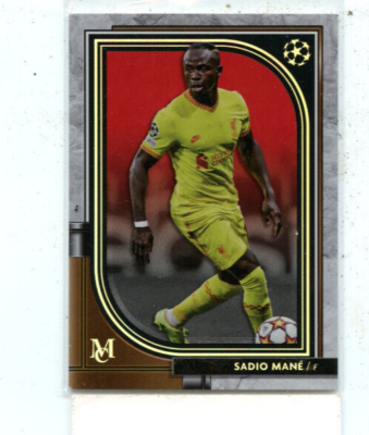 SADIO MANE 2021-22 Topps UEFA UCL Museum Collection Liverpool FC