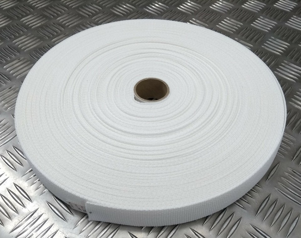 Rouleau De Cerclage Plastique Blanc 1/4 - Pour Sangles, Emballage, 10 000 Pieds - Rouleau Libre Sans Noyau