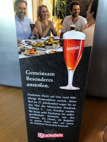 Schönes Glas DUCKSTEIN 0,3l NEU - Bild 3 von 4
