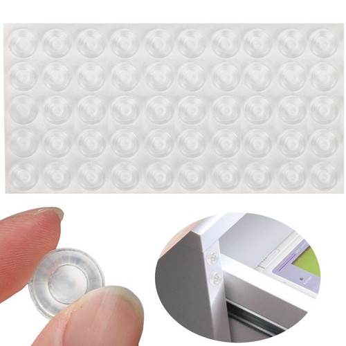 Silicone Rubber Kitchen Cabinet Door Pad Bumper Stop Damper Furniture Stopper US - Picture 3 of 12
