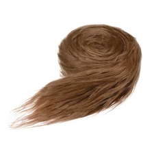 Faux Fur Fabric Precut Strips, 59x2 Inch for DIY Crafts Christmas [Brown]