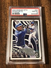 2020 Donruss Optic #O17 Mookie Betts Illusions PSA 10 GEM MT J