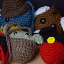 Disney Characters Inspired Fan Art Hanging Decoration Stuffed Plushie