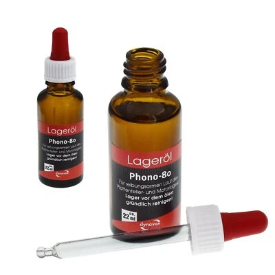 Dynavox Giradischi Olio Magazzino Phono-80, Olio Speciale per Piatti Stock