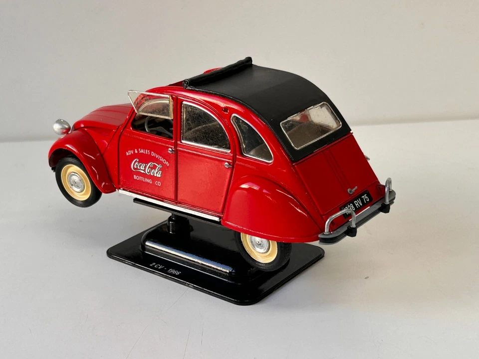 Citroen 2CV Coca Cola  Solido 1:18 Scale Diecast - Citroen 2CV Coca Cola vintage - Immagine 3 di 4