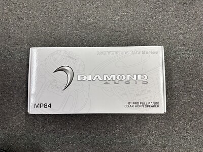 Diamond Audio MP84 8  4Ω 200W RMS / 400W Max PRO Full-Range Co-Ax Horn Speakers