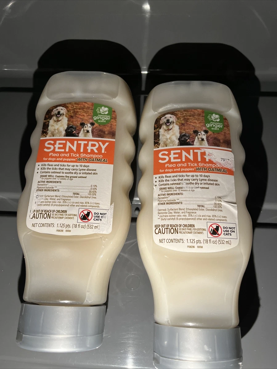 Sentry oatmeal flea top and tick shampoo