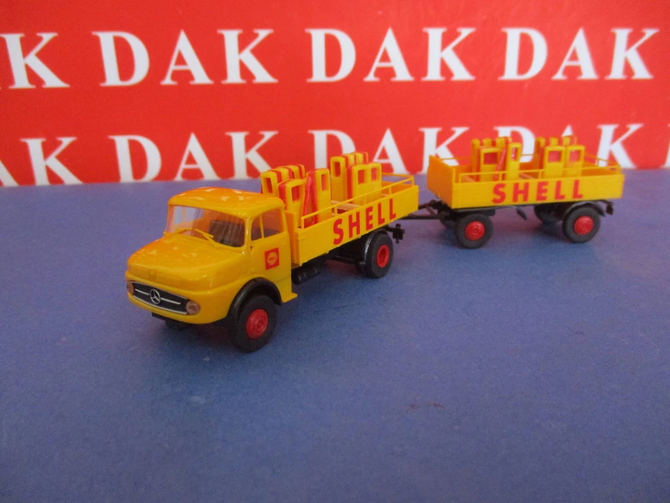 1/87 Modellino Camion Truck Mercedes-Benz MB L322 Shell by Brekina - Immagine 2 di 4
