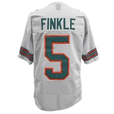 Ray Finkle "Ace Ventura" Jersey White Miami | M-5XL Custom Sewn Stitched