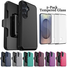 For Samsung Galaxy S25 Ultra/Plus/S25 FE/Edge Clip Case Cover / Screen Protector